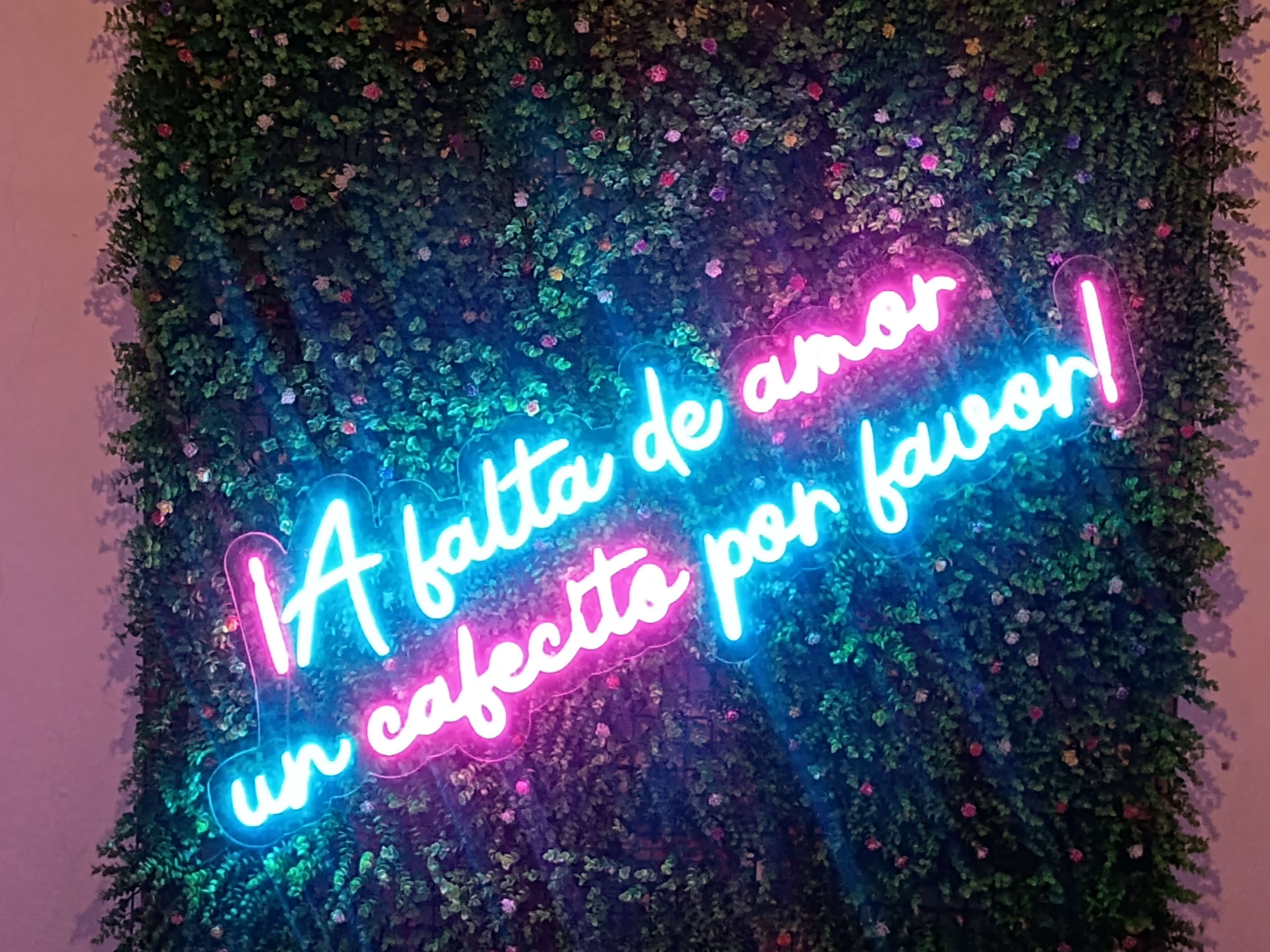 Cuadro Neón Frase